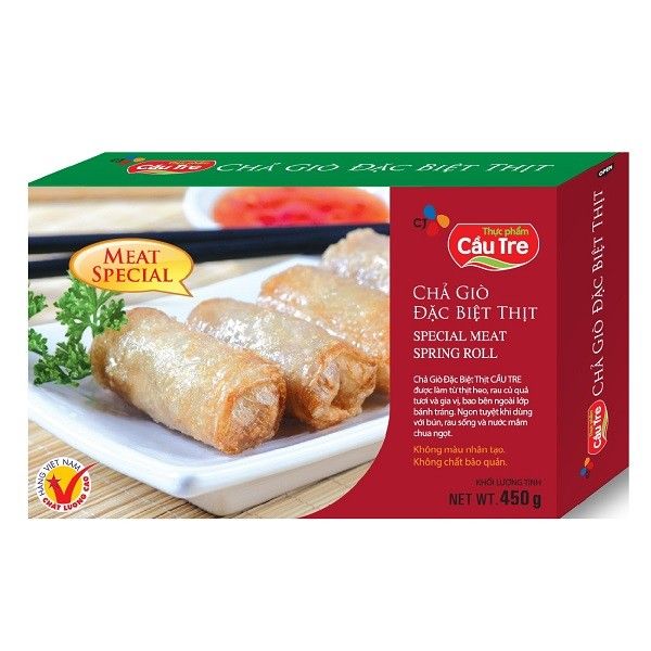 Chả Giò Thịt Cầu Tre Đặc Biệt Hộp 450g