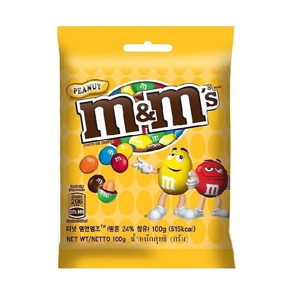 Kẹo Socola M&M's Peanut 100g