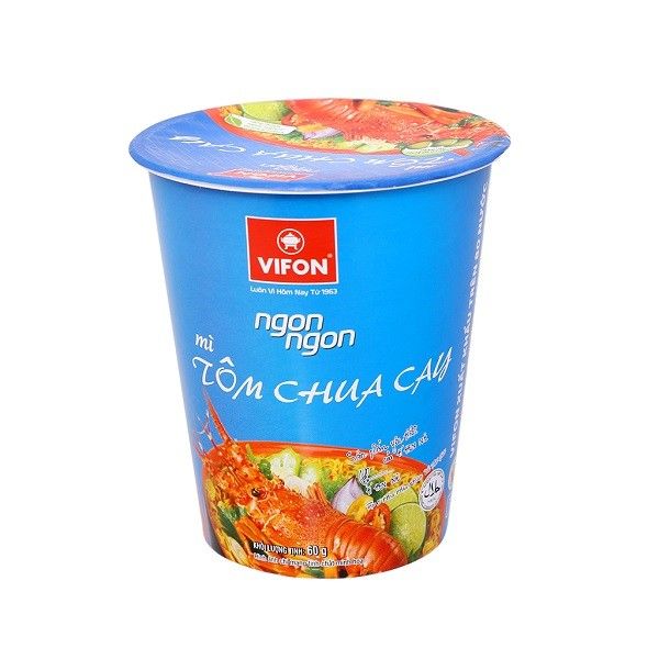 Mì Ly Vifon Ngon Ngon Tôm Chua Cay 60g