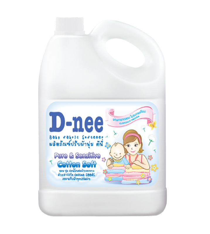 Nước Xả Mềm Quần Áo Em Bé D-Nee 3000ml (Trắng)