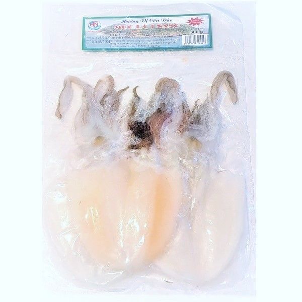 Mực Lá 1 Nắng A Hồng Nam 500g