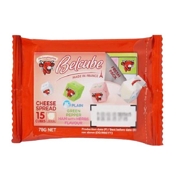 Phô Mai Con Bò Cười Vị Truyền Thống Tiêu Xanh Rau Thơm 78g