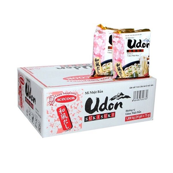 Thùng 24 Mì Udon Sưki Sưki 75g