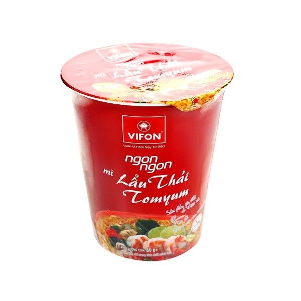 Mì Ly Vifon Ngon Ngon Lẩu Thái Tomyum 60g