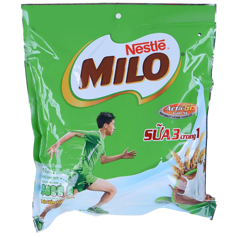 Thức Uống Lúa Mạch Nestlé MILO - Sữa 3 Trong 1