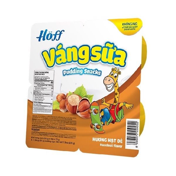 Váng Sữa Hoff Hạt Dẻ 55gx4