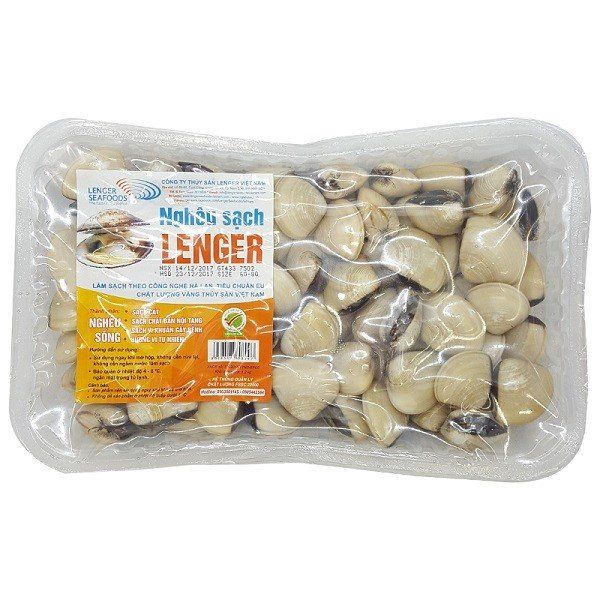 Nghêu Sạch Lenger 1,2 Kg/Hộp
