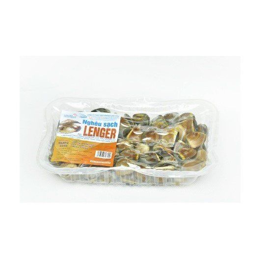 Nghêu Sạch Lenger Nâu 1,2 Kg/Hộp