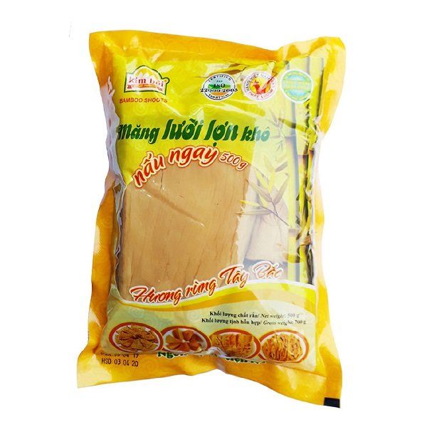 Măng Lưỡi Lợn Khô Nấu Ngay Kim Bôi 500g