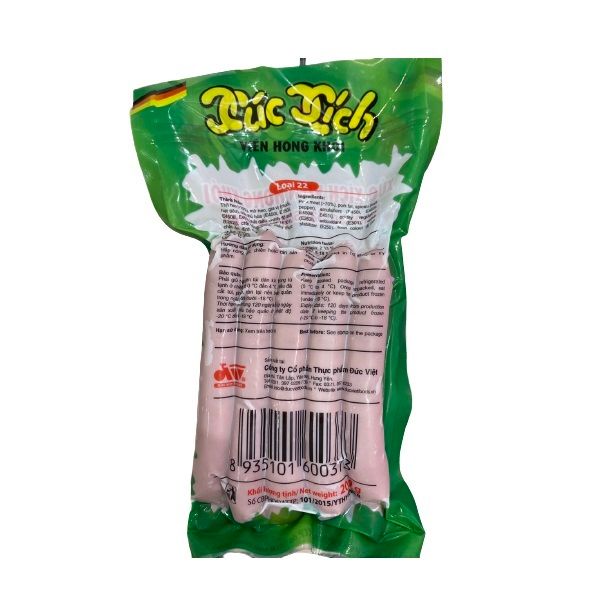 Xúc Xích Thành Viên Đức Việt 200g