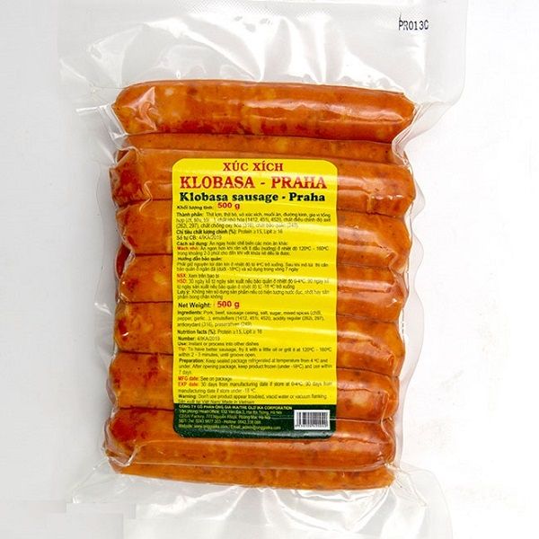 Xúc Xích Klobasa Praha Ika 500g