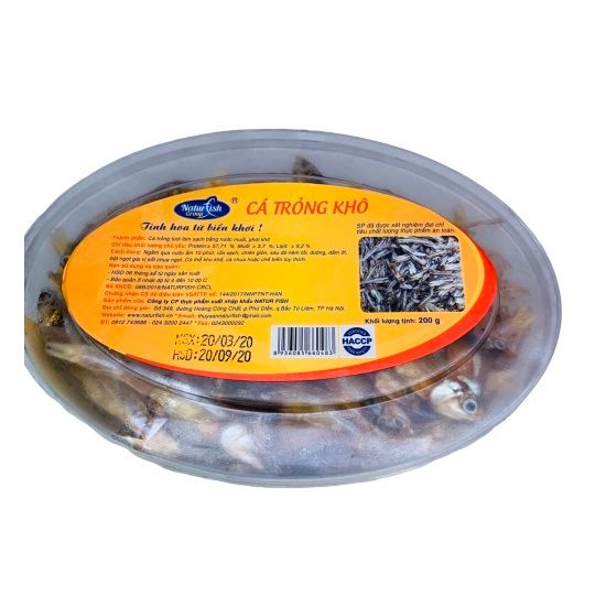 Cá Trỏng Khô Natur Fish 200g