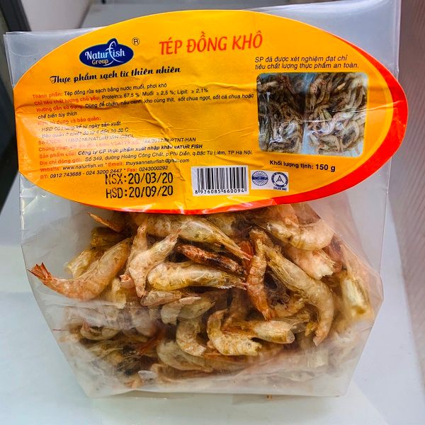Tép Đồng Khô Natur Fish 150g