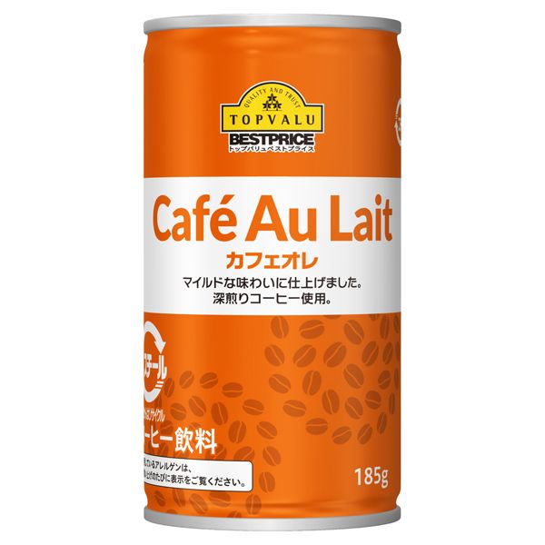 Cà Phê Sữa Aeon Topvalu Café Au Lait Lon 185g
