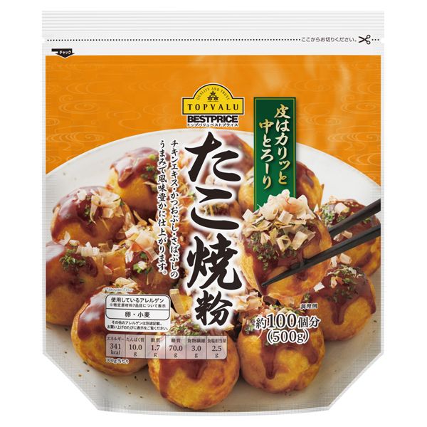 Set Bột Làm Bánh Takoyaki Aeon Topvalu Gói 500g