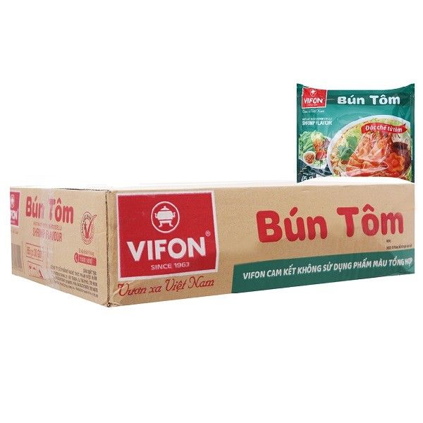 Thùng 30 Bún Tôm Vifon 65g