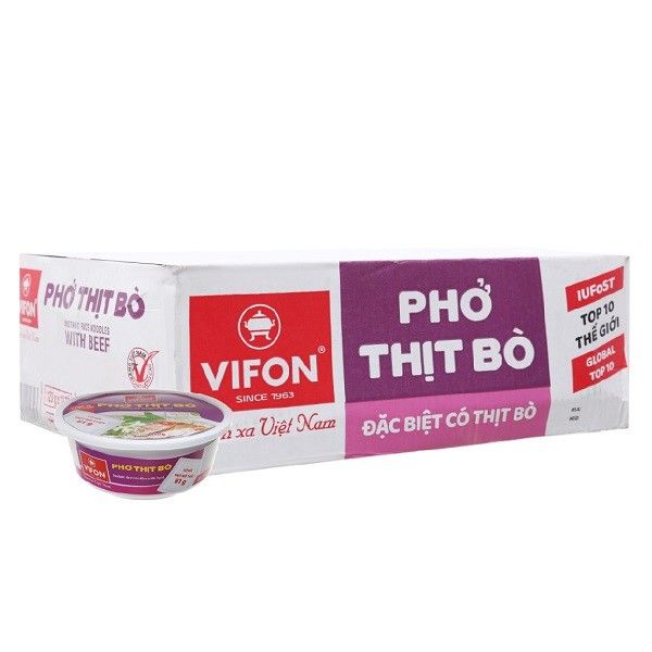 Phở Tô Vifon Thịt Bò 120g Thùng 12