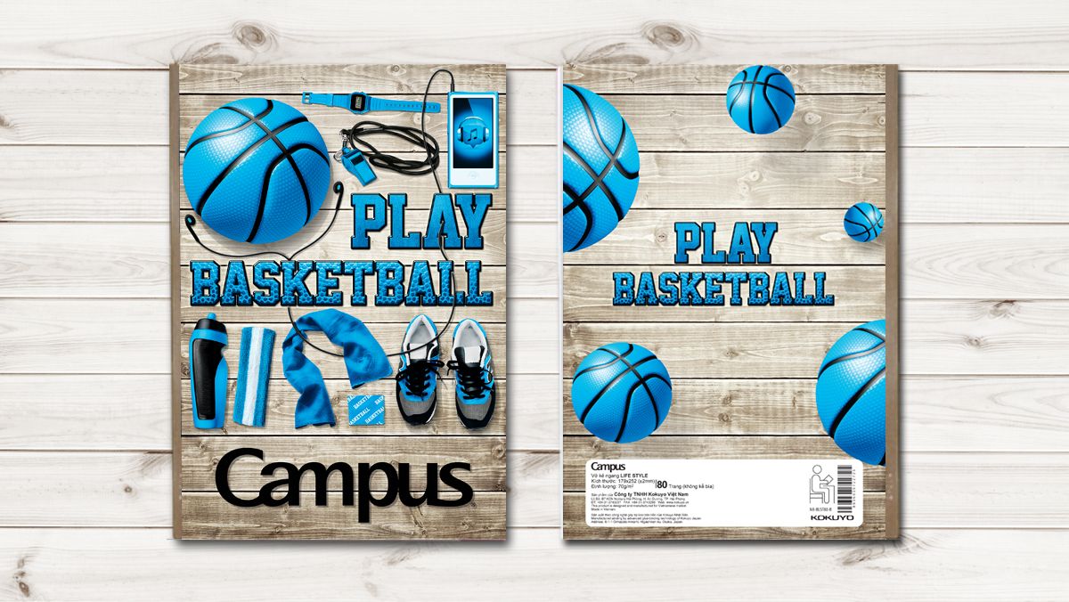 Vở Kẻ Ngang Campus B5 Life Style 80 trang