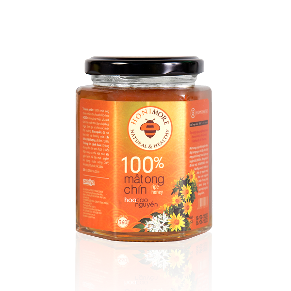 Mật Ong Chín Honimore Hoa Cao Nguyên 360g