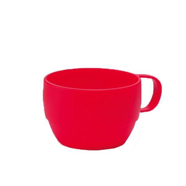 Cốc Uống Nước Đỏ/Trắng D9.9x12.6x6.5h- 1