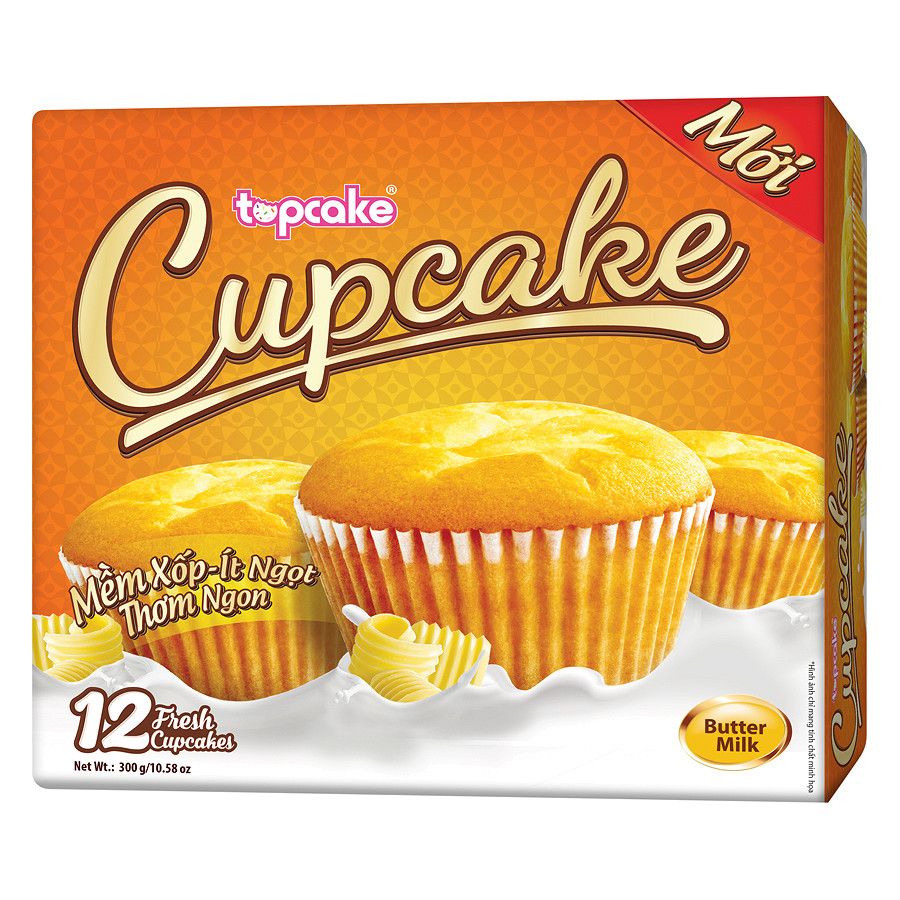 Bánh CUPCAKE Bơ Sữa 300g