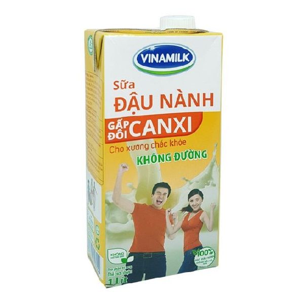 Sữa Đậu Nành Vinamilk Canxi Không Đường 1L