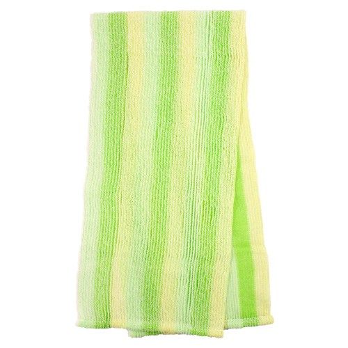 Khăn Tắm Body Towel Topvalu Sọc Trắng, Xanh, Vàng 20 x 90cm