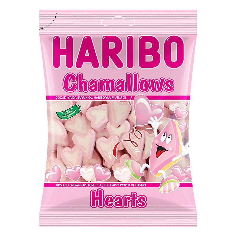 Kẹo Xốp Haribo Chamallows Hearts 150g