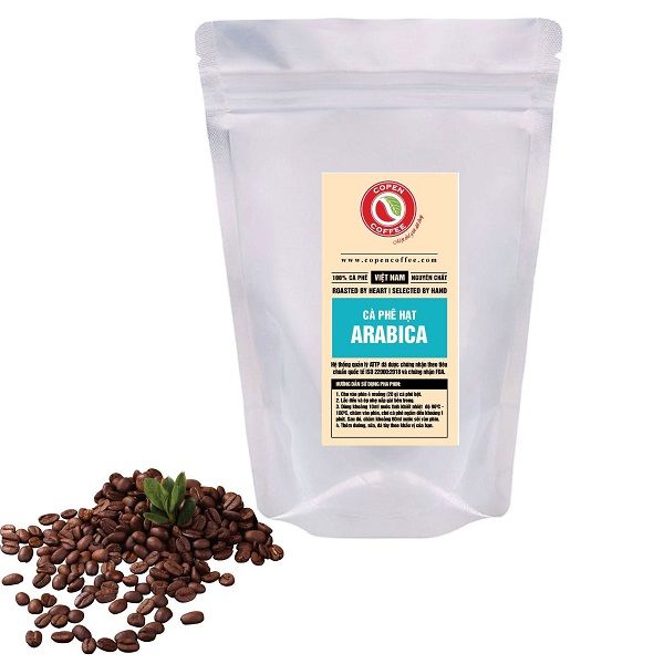 Cà Phê Hạt Rang Xay Tại Chỗ Arabica 500g