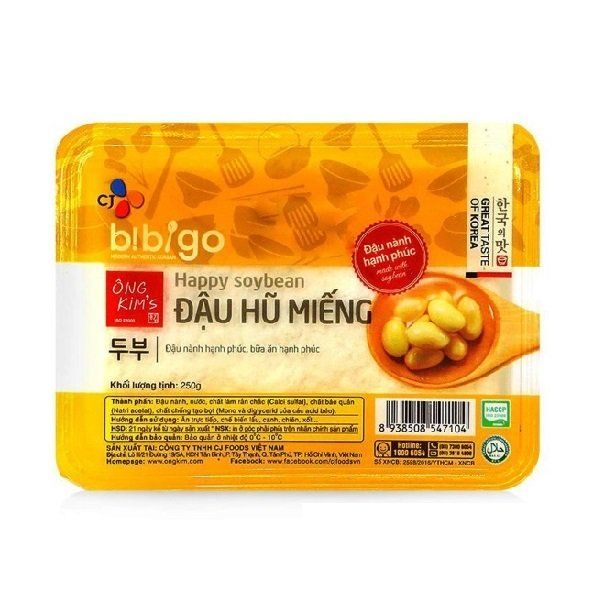 Đậu Hũ Miếng Bibigo Ông Kim's 250g