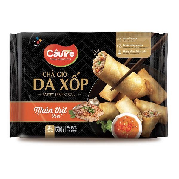 Chả Giò Da Xốp Nhân Thịt Cầu Tre 500g