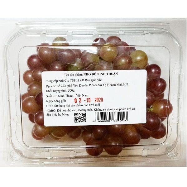 Nho Đỏ Ninh Thuận 500g