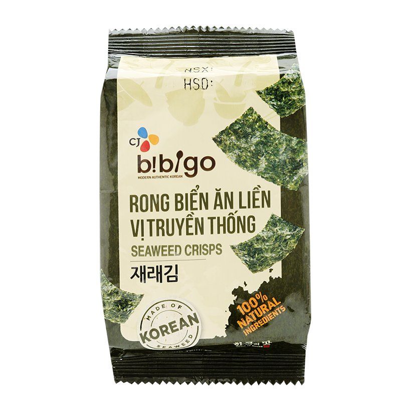 Rong Biển Ăn Liền BIBIGO Vị Truyền Thống 5g*3