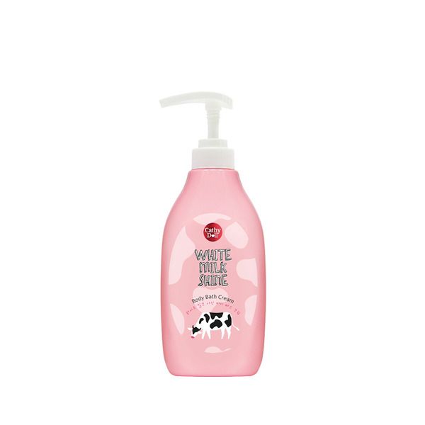 Kem Tắm Cathy Doll White Milk Shine Body Bath Cream 450ml