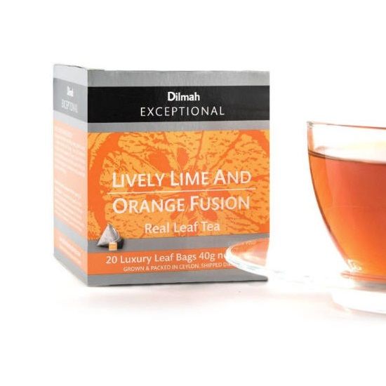 Trà DILMAH Exceptional Lime And Orange Fusion Túi Lọc 20*2g