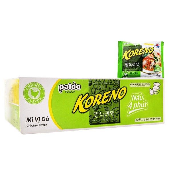 Mì Koreno Gà 100g Thùng 24