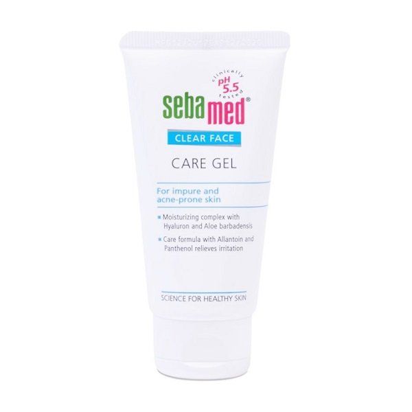 Gel Dưỡng Ẩm Giảm Mụn Sebamed Clear Face Care Gel pH5.5 50ml