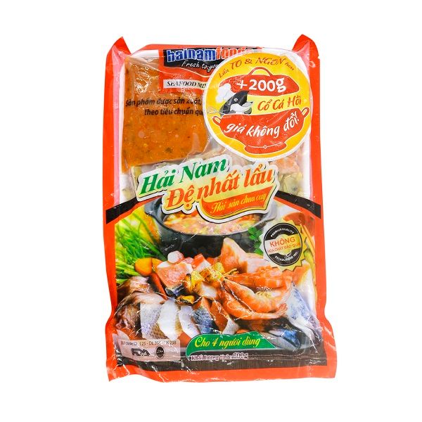 Hải Nam Đệ Nhất Lẩu - Hải Sản Chua Cay (600g)