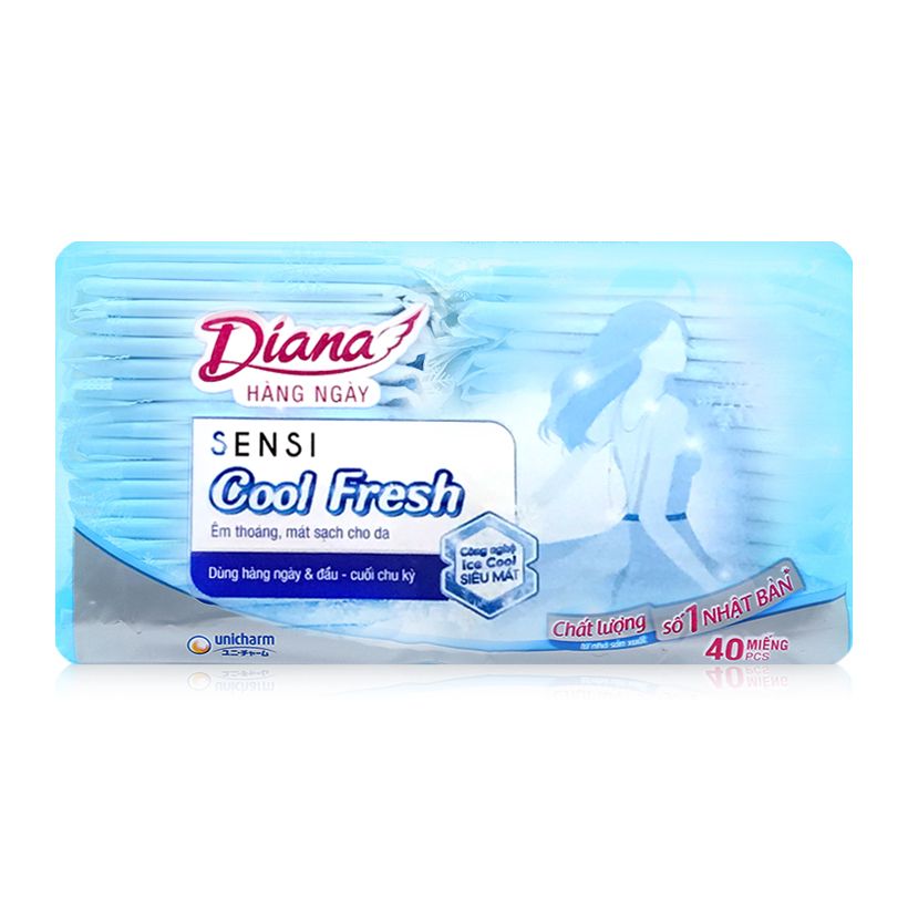 Băng Vệ Sinh Diana Hàng Ngày Sensi Cool Fresh-40 Miếng