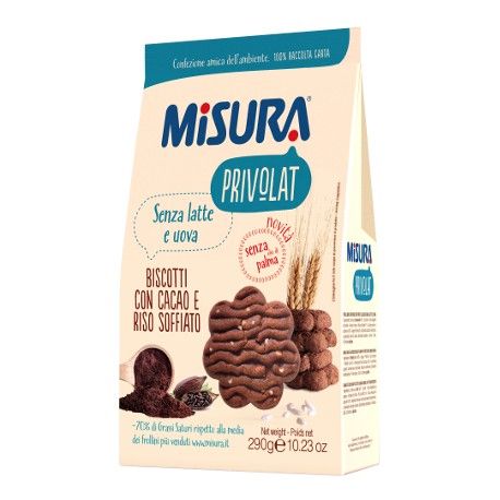 Bánh Quy Cacao Cốm Gạo MISURA 290g