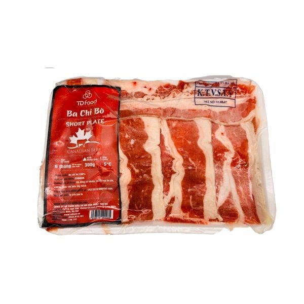 Ba Chỉ Bò Canada 300g