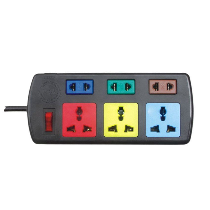 Ổ Cắm Điện LiOA 3D + 3S Dây 3mx2