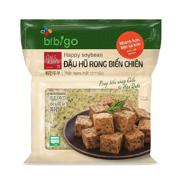 Đậu Hũ Rong Biển Chiên Bibigo Ông Kim's 350g
