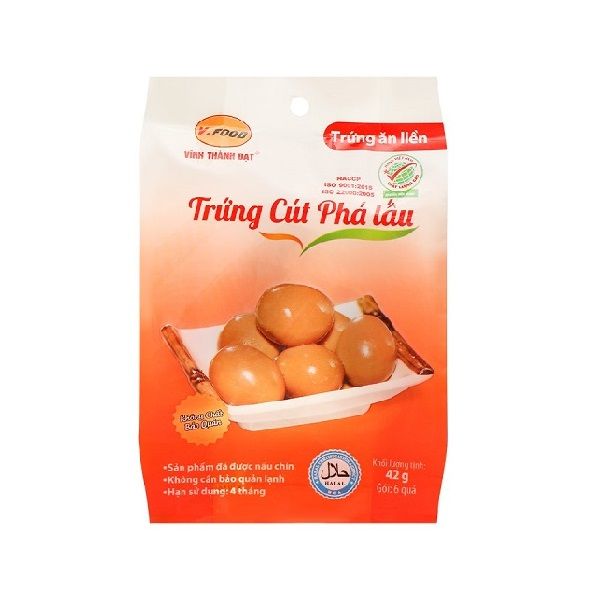 Trứng Cút Phá Lấu Vfood Gói 42g