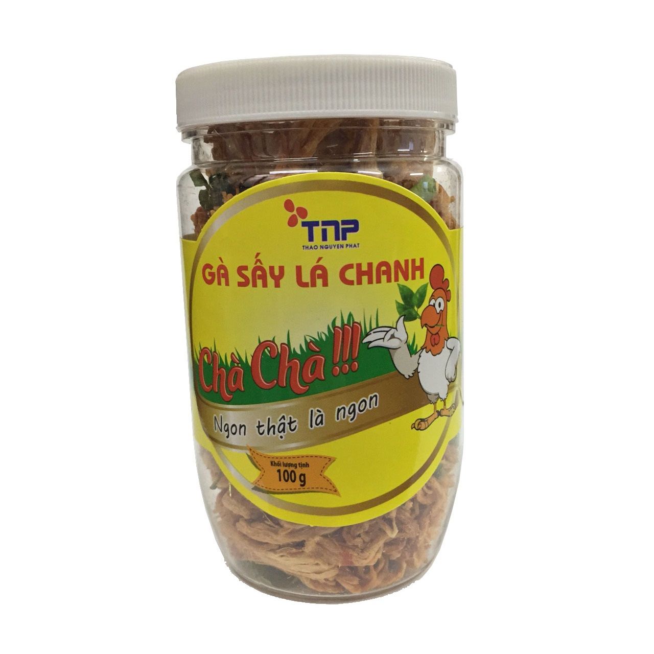 Gà sấy lá chanh Thảo Nguyên Phát hũ 100g