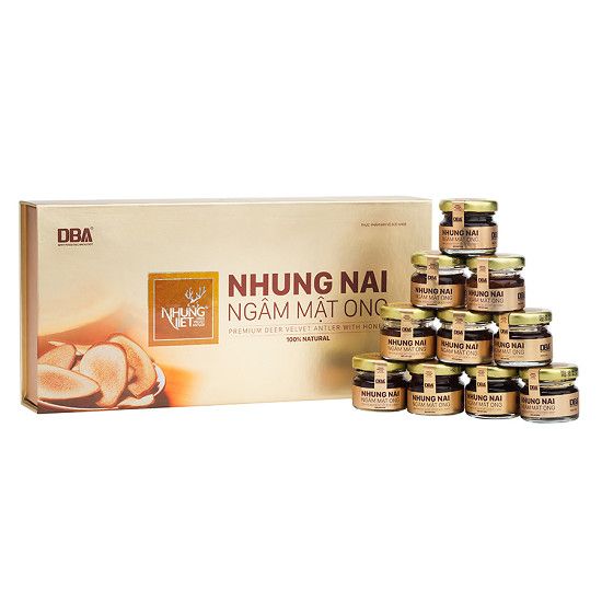 NHUNG NAI NGÂM MẬT ONG 10 LỌ x 30ml