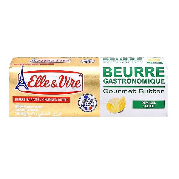 Bơ Mặn Elle Vire 80% Béo 250g