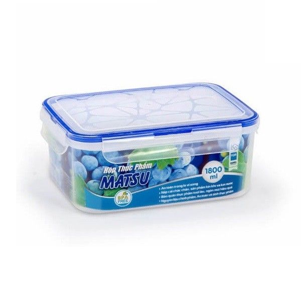 Hộp Thực Phẩm Matsu 1800ml 436 (12p/C)