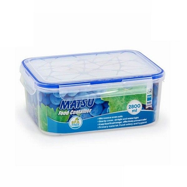 Hộp Thực Phẩm Matsu 2800ml 439 (12p/C)
