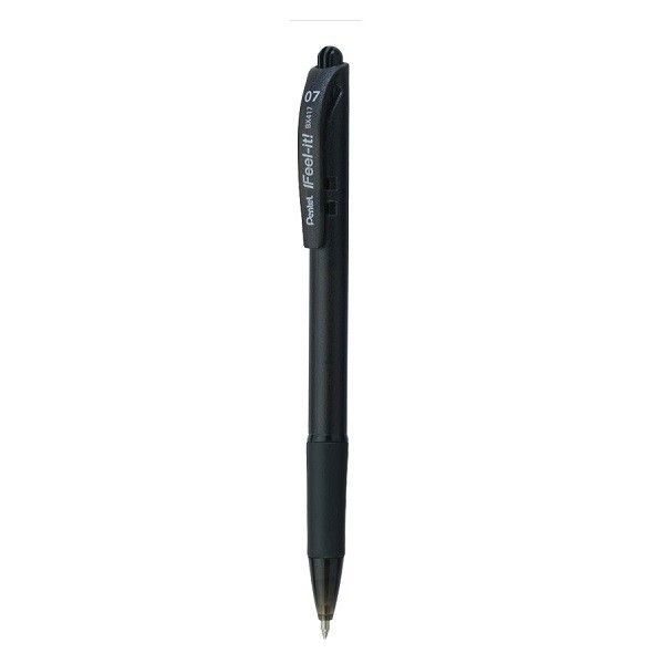 Bút Bi Bấm 0,7 Pentel Đen BX417_A